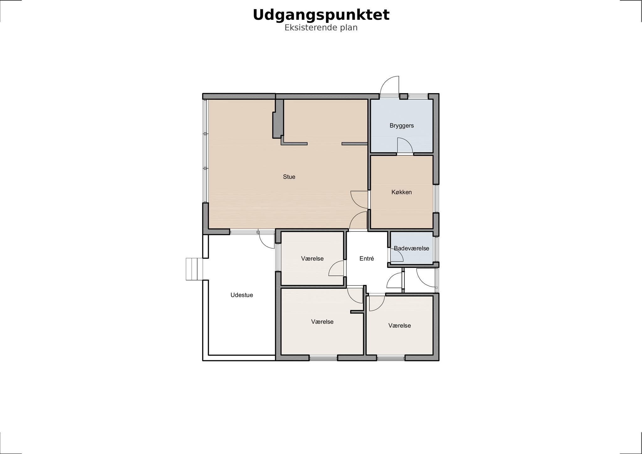 Plantegning og rumfordeling